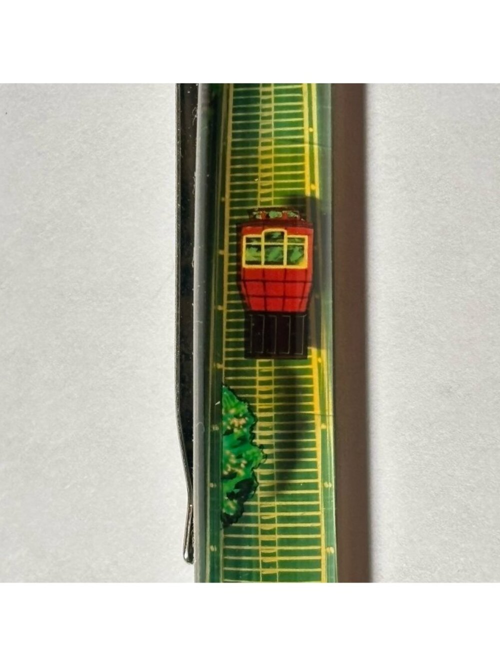 Pittsburgh Pennsylvania Floaty Pen Red Incline Tram Car Moves Up Mt Washington